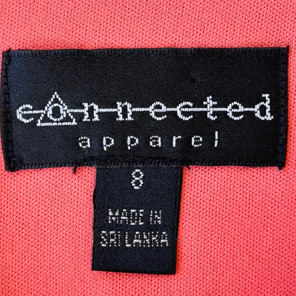 Connected Apparel Tailored Silhouette Floral Dress Size 8 - Picture 6 of 9